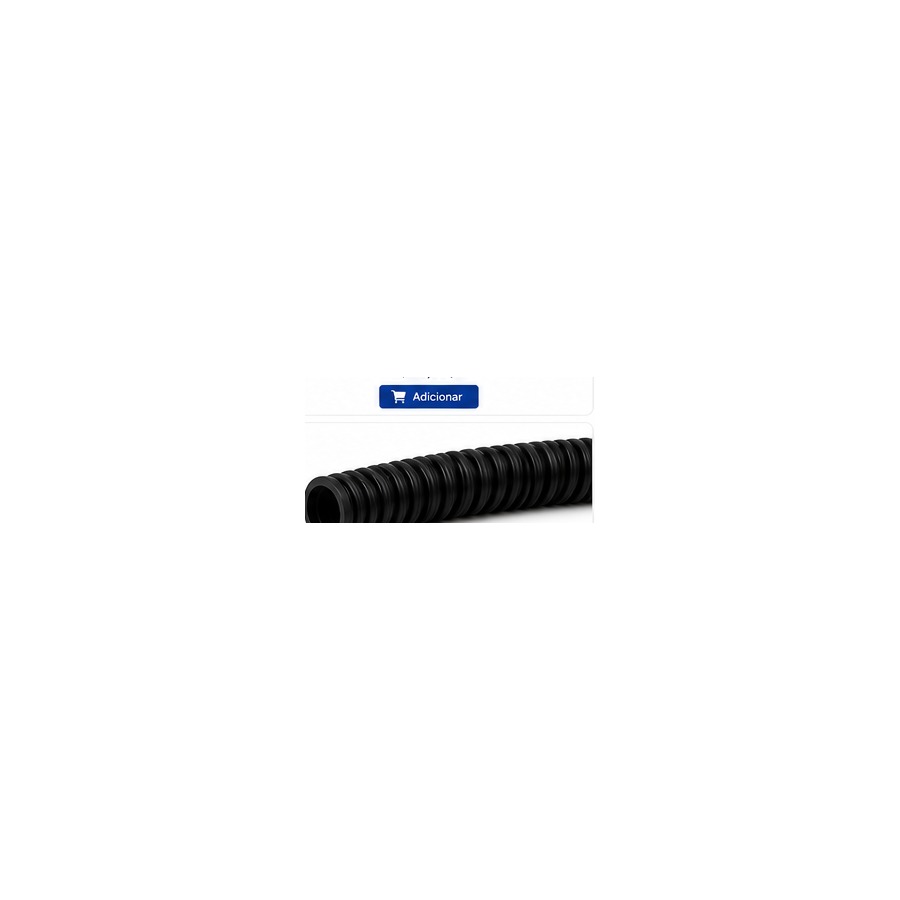 MANGUEIRA CORRUGADA BRANCA 3/4 CONECTOR LISO PARA DRENO AR CONDICIONADO 1,20MTS