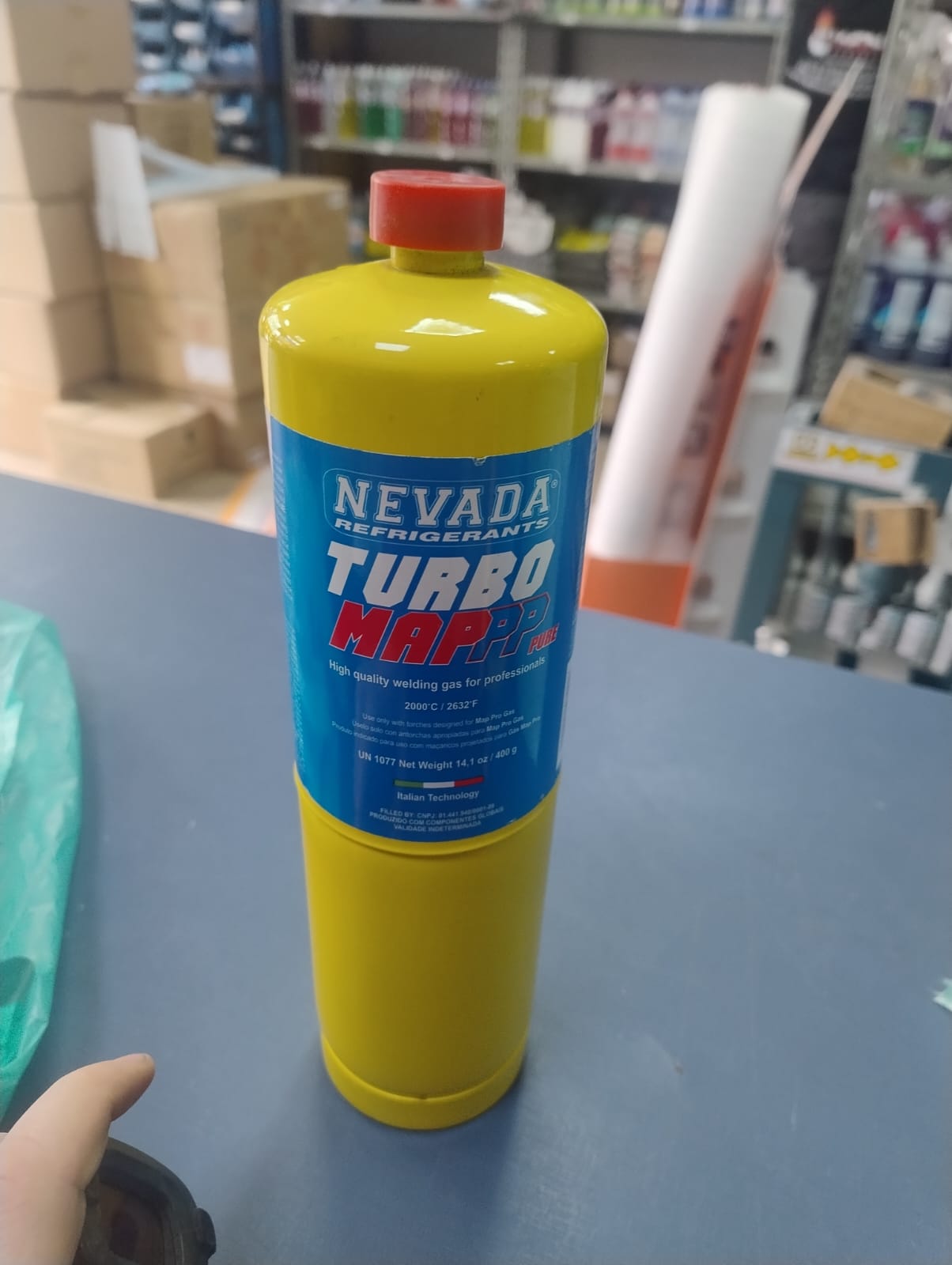 CILINDRO GAS TURBO MAP NEVADA 400G