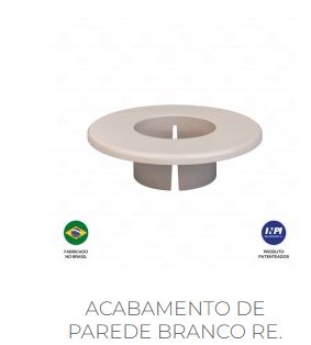 CONTROLBOX - ACABAMENTO DE PAREDE BRANCO RE. 610710