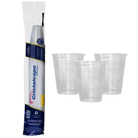 COPO DESC TRANS CRISTALCOPO 180ML C/100