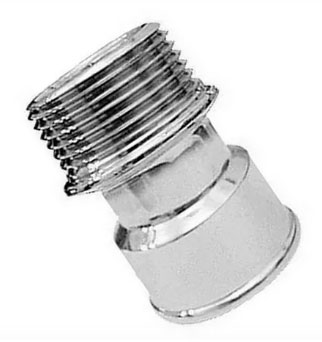 EXTENSAO CROMADA PARA TORNEIRA 3/4' CURTA COD 407