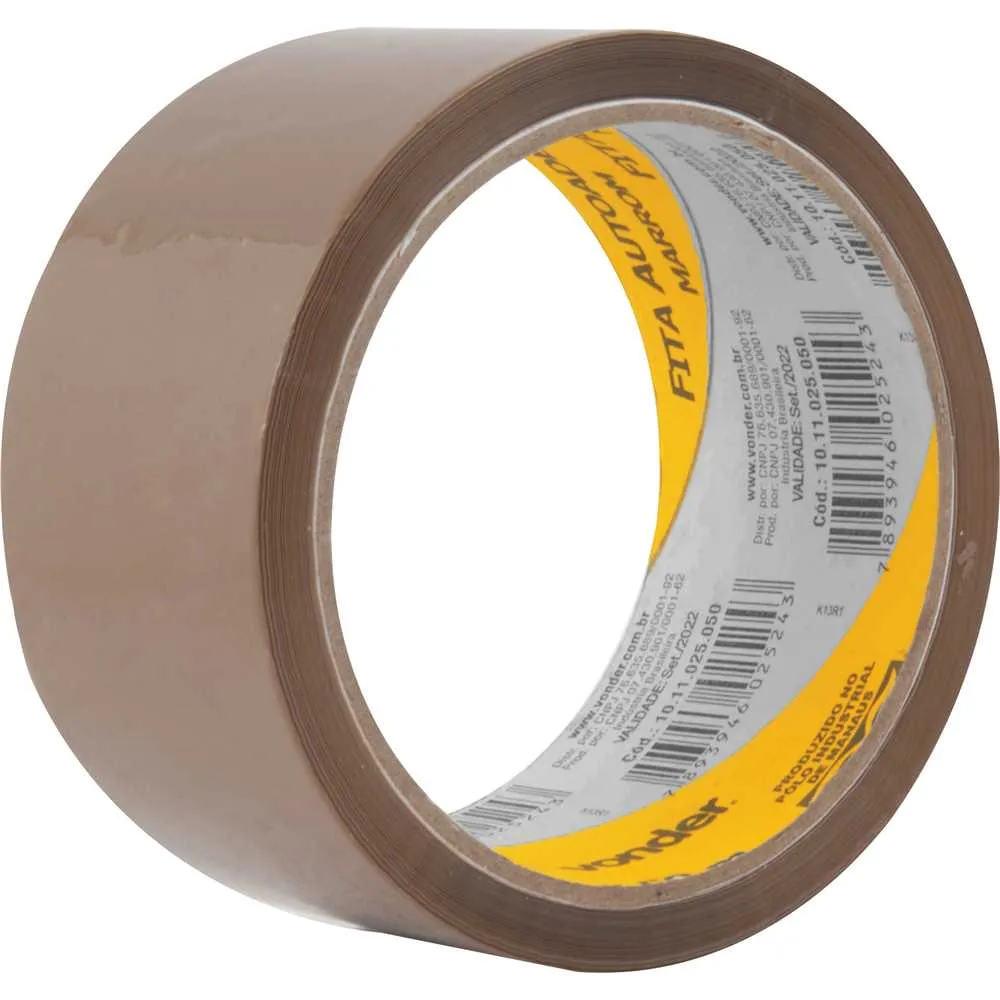 FITA AUTO ADESIVA 48MMX50M MARROM VONDER