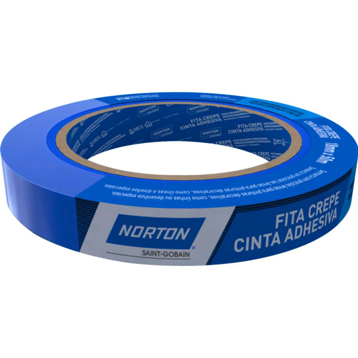 FITA CREPE 18MMX40M AUTOMOTIVA AZ NORTON