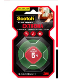 FITA DUPLA FACE FIXAFORTE EXTREME 24MMX2M 3M