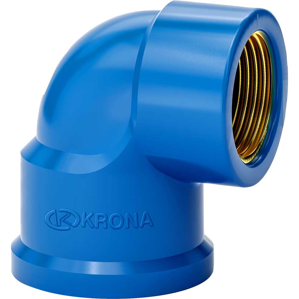 JOELHO 90G AZUL C/ BUCHA 25MM X 1/2" 499 KRONA
