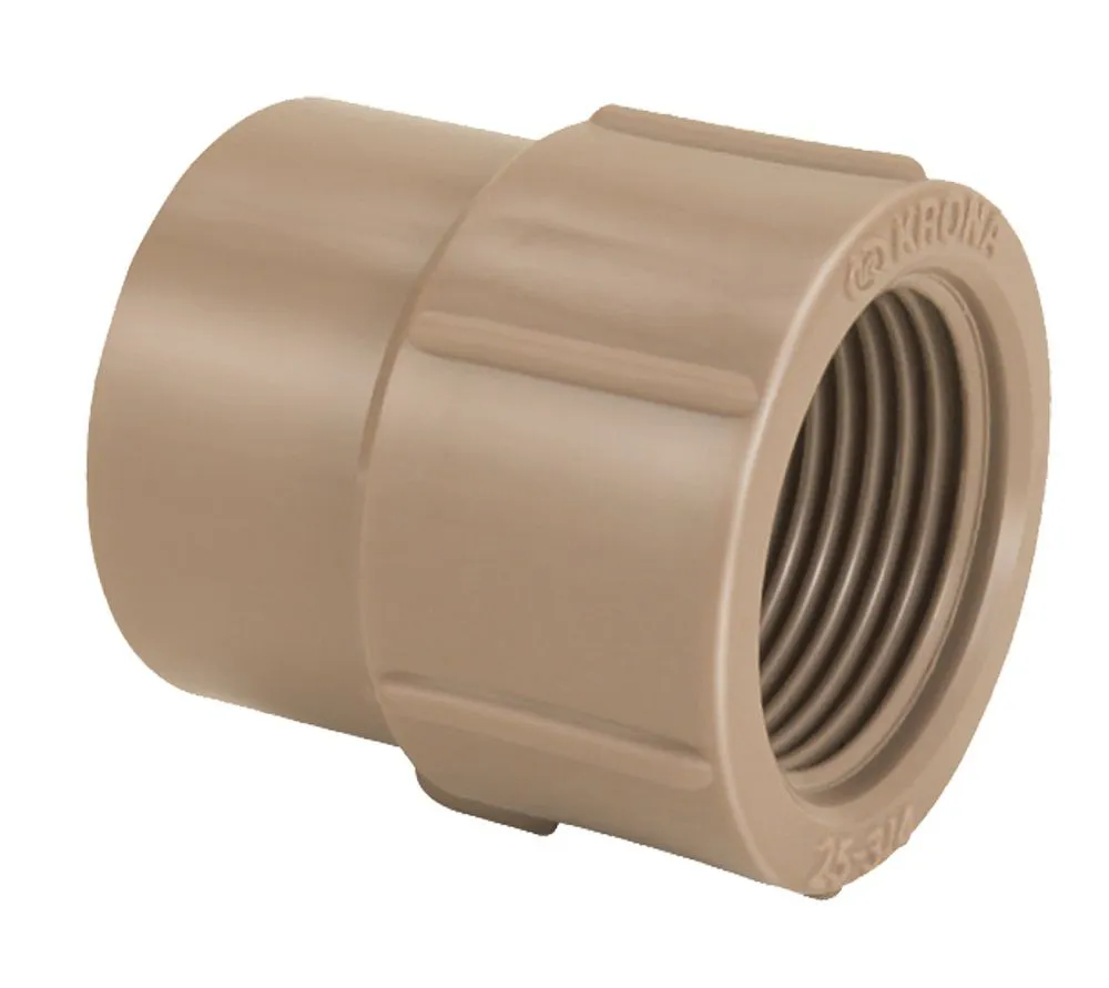 LUVA LR 20MM 1/2" MARROM KRONA