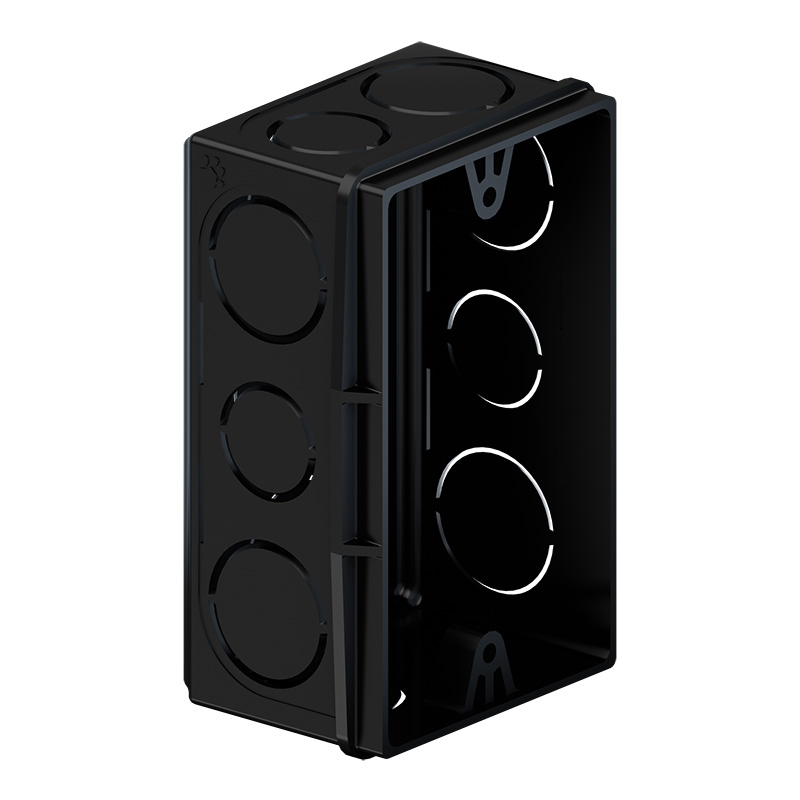 CAIXA DE LUZ 4 X 2 IVPLAST PRETA