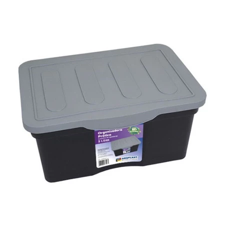 CAIXA ORGANIZADORA CONTAINER DE PLASTICO ARQPLAST 5L